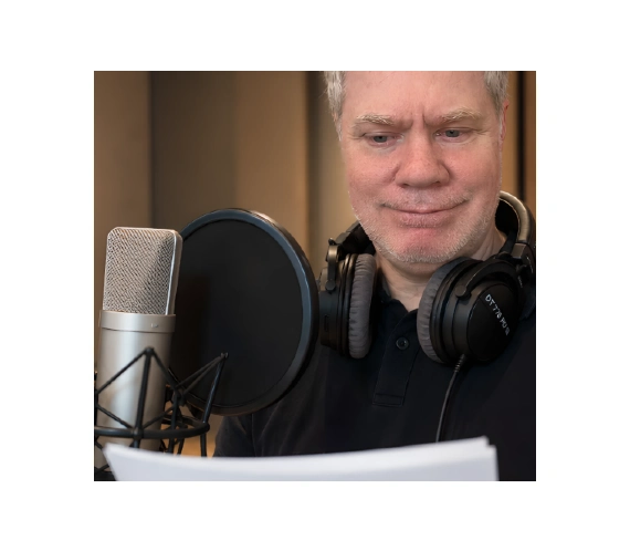 Steve Crilley im Voiceover Studio